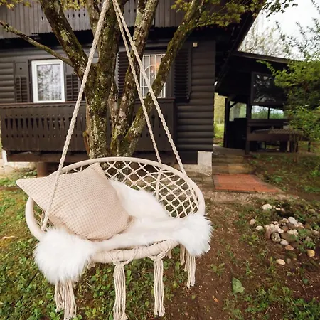 Beautiful Wooden House With Jacuzzi - Chalet Hisa Karlovsek Smarjeske Toplice