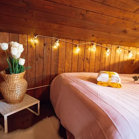 Holiday home Beautiful Wooden House With Jacuzzi - Chalet Hisa Karlovsek